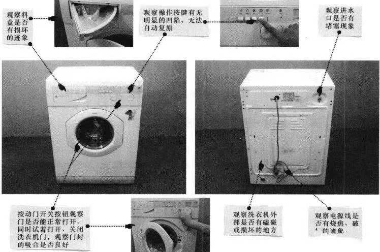 洗衣機(jī)維修常用方法介紹。